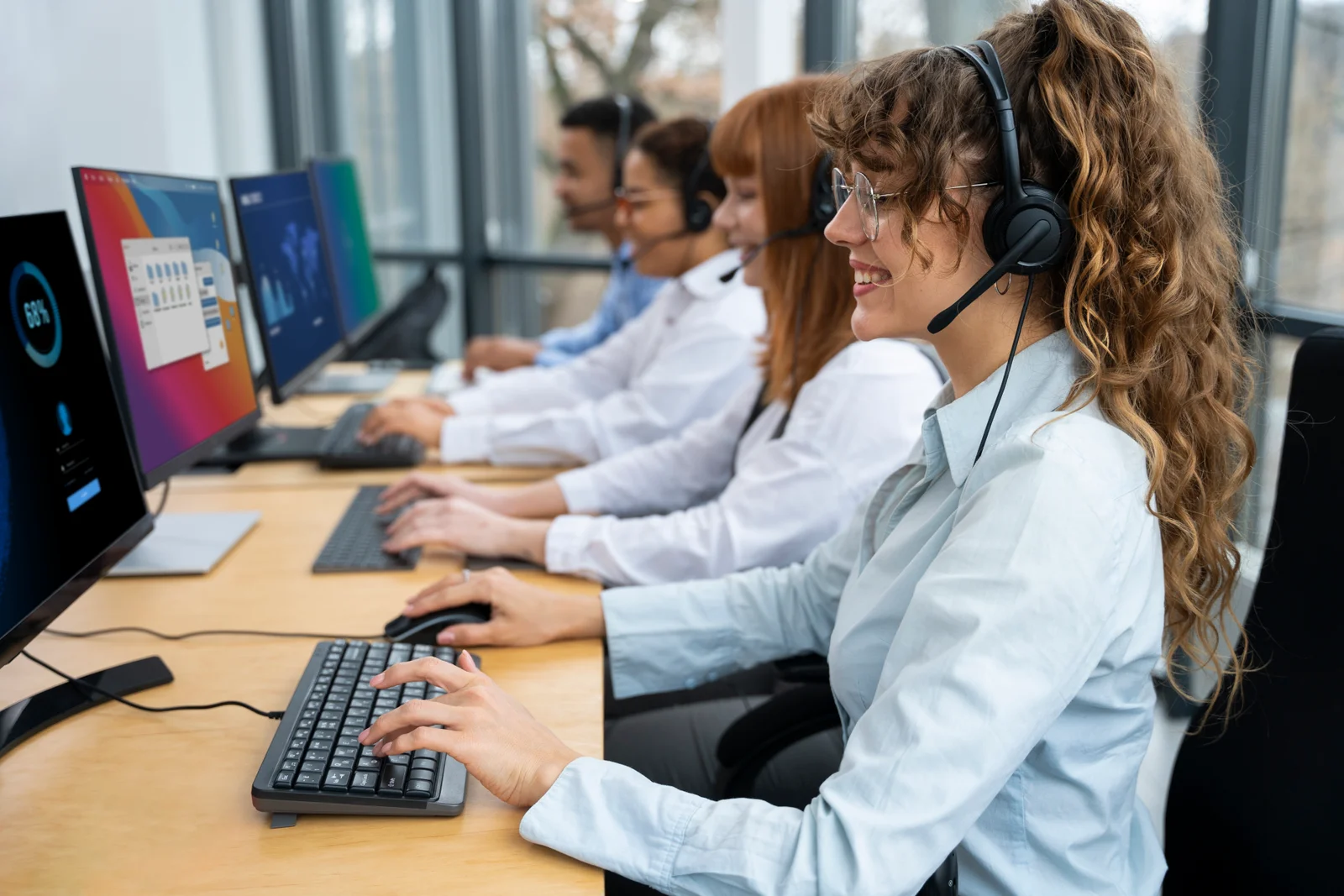Professional front office support team